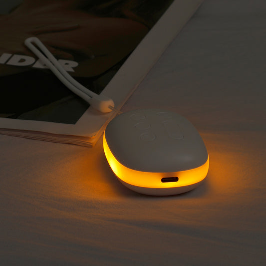 Warm light night light with white noise machine