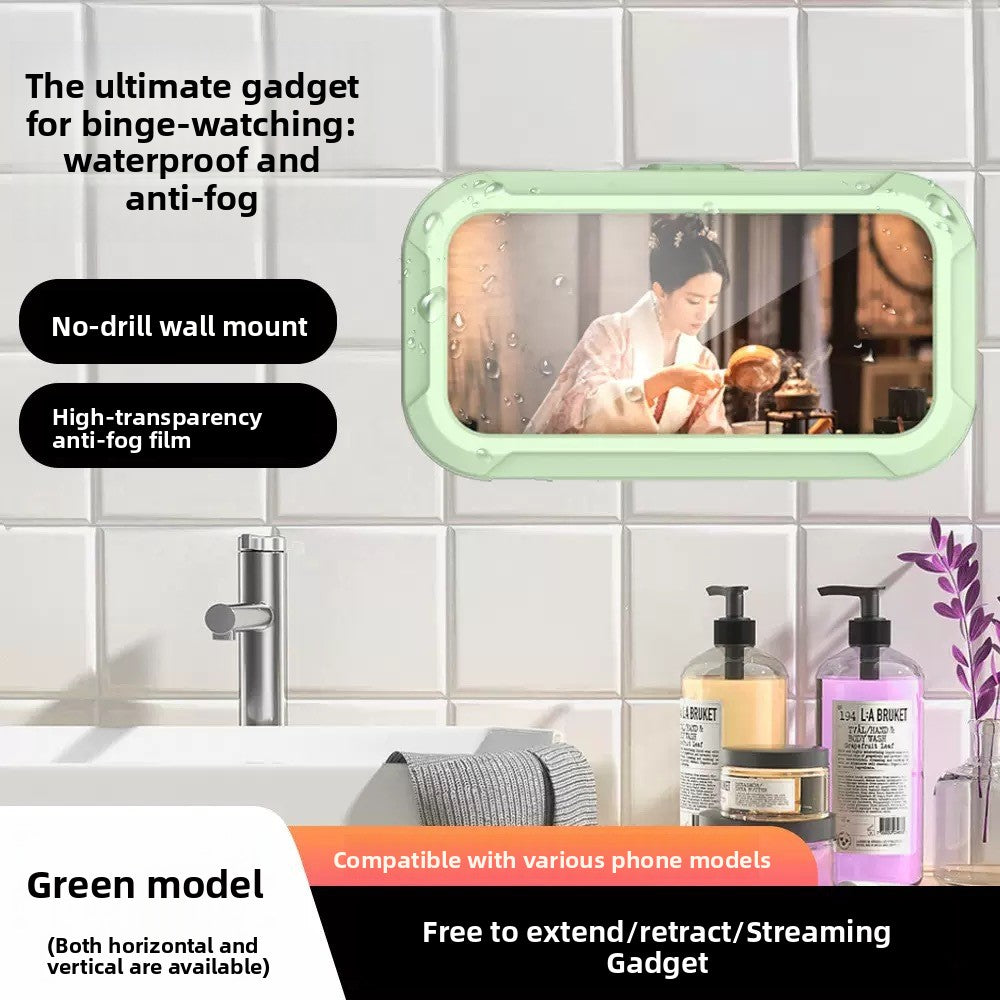 360� Rotatable Waterproof Phone Case Holder Wall-Mounted Telescopic Stand