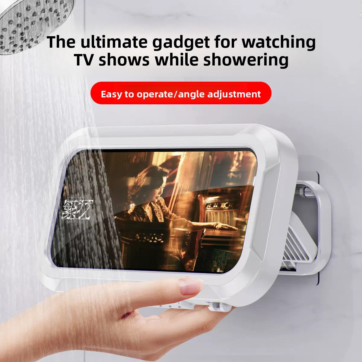360� Rotatable Waterproof Phone Case Holder Wall-Mounted Telescopic Stand