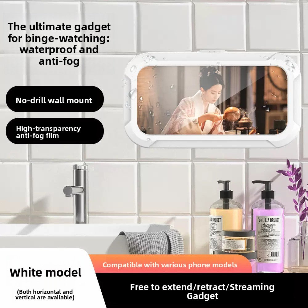360� Rotatable Waterproof Phone Case Holder Wall-Mounted Telescopic Stand